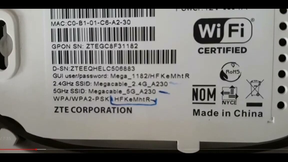 Como Cambiar Contraseña de Wifi Megacable