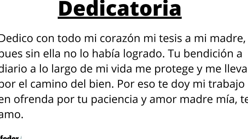 Cómo hacer una dedicatoria