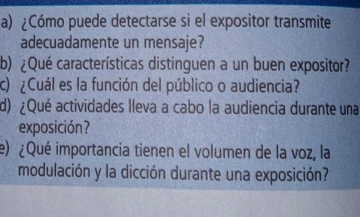 Cómo Puede Detectarse Si El Expositor Transmite Adecuadamente Un Mensaje