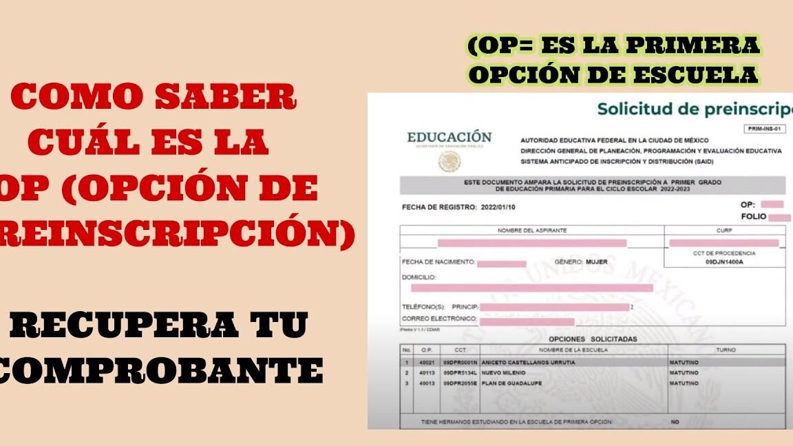 Como Recuperar El Folio De Preinscripción
