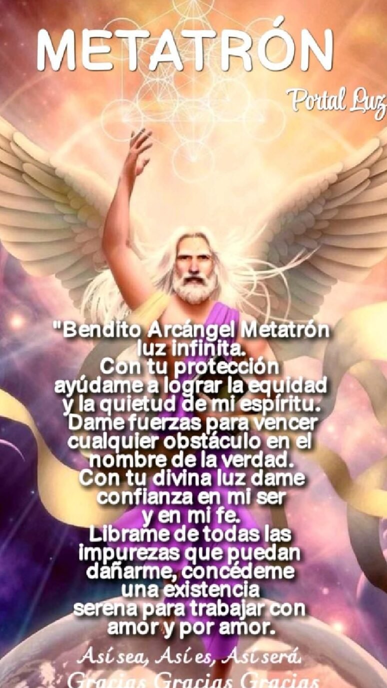 Como Se Manifiesta El Arcángel Metatrón