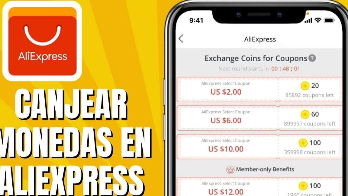Cómo usar las monedas de AliExpress
